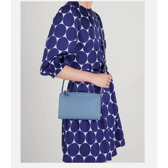 Kate Spade | Knott | Small Crossbody | MANTA BLUE | NWT - Picture 1 of 6